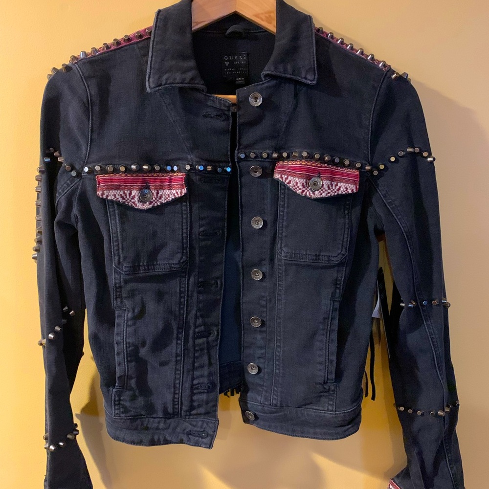 Guess Denim Fringe jacket